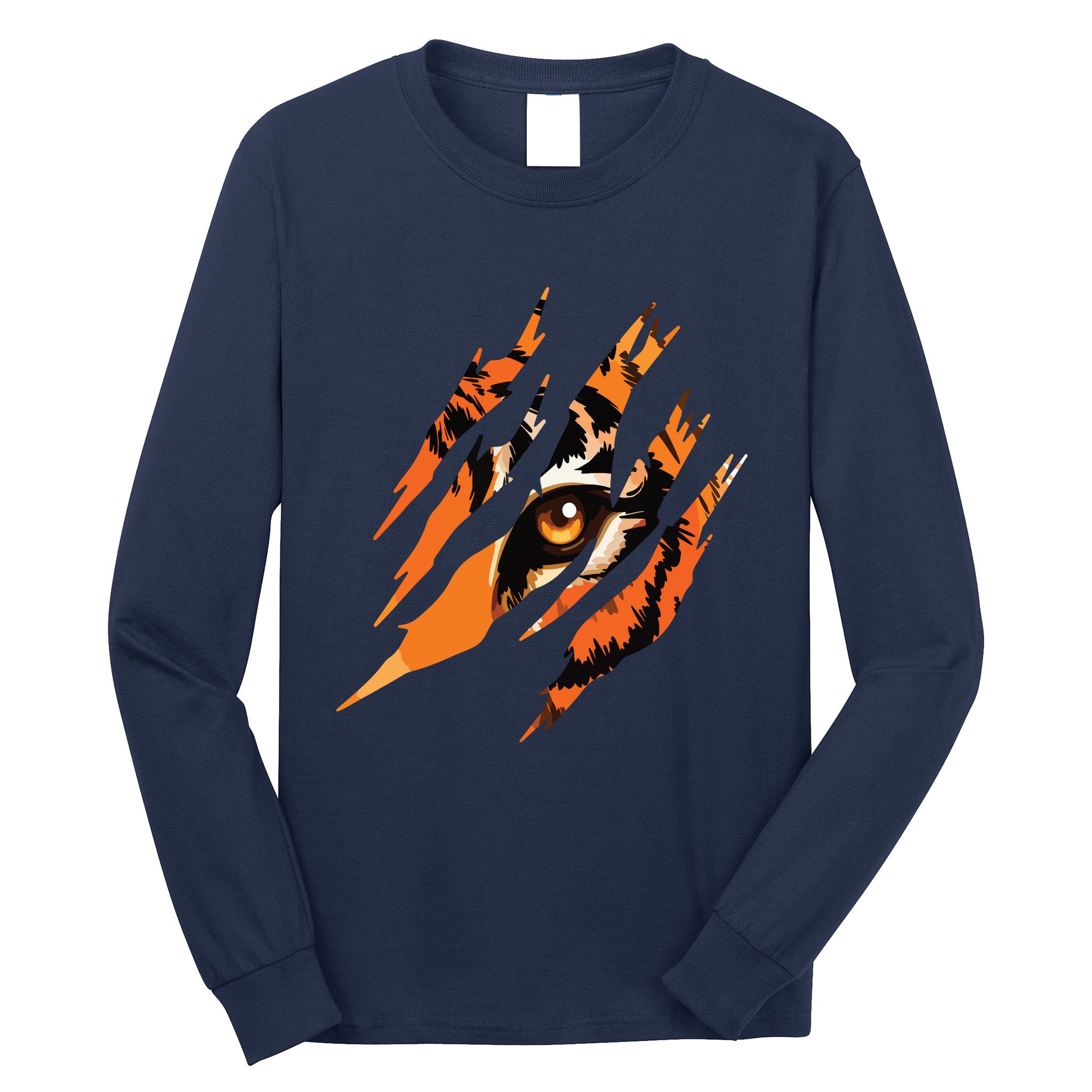 Tiger Eye Safari Zoo Wildlife Animal Zookeeper Costume Gift Long Sleeve Shirt