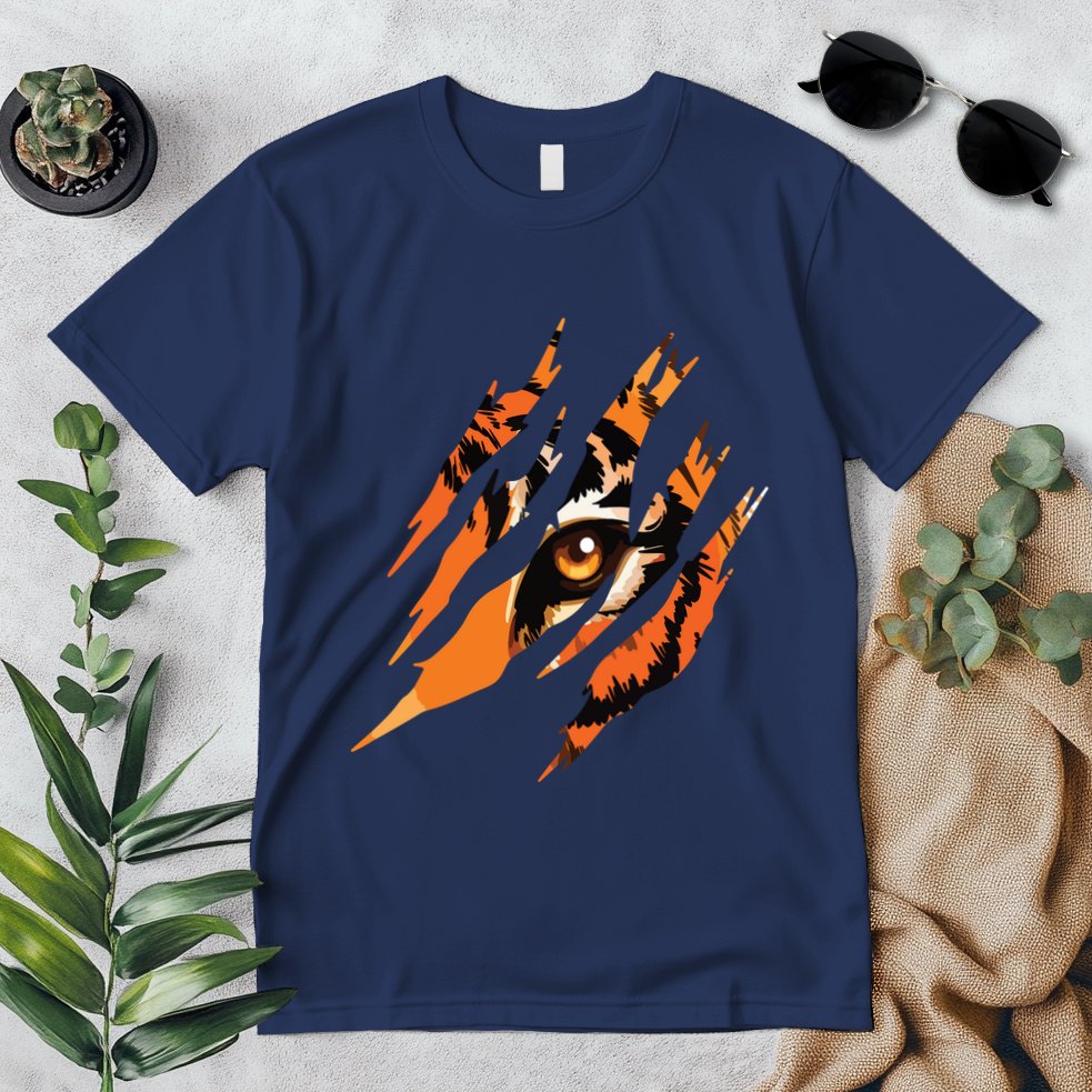 Tiger Eye Safari Zoo Wildlife Animal Zookeeper Costume Gift Premium T-Shirt