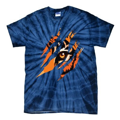 Tiger Eye Safari Zoo Wildlife Animal Zookeeper Costume Gift Tie-Dye T-Shirt