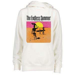 The Endless Summer 1966 Classic Surf Movie 60s Womens Funnel Neck Pullover Hood