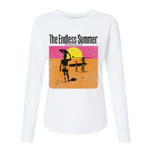 The Endless Summer 1966 Classic Surf Movie 60s Womens Cotton Relaxed Long Sleeve T-Shirt