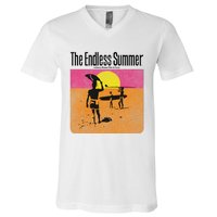 The Endless Summer 1966 Classic Surf Movie 60s V-Neck T-Shirt