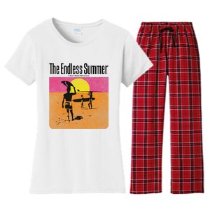 The Endless Summer 1966 Classic Surf Movie 60s Women's Flannel Pajama Set