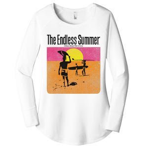 The Endless Summer 1966 Classic Surf Movie 60s Women's Perfect Tri Tunic Long Sleeve Shirt