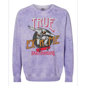 True Extreme Skateboarding Colorblast Crewneck Sweatshirt