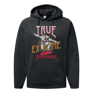 True Extreme Skateboarding Performance Fleece Hoodie