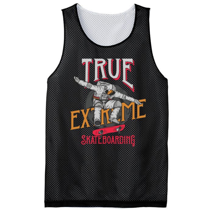 True Extreme Skateboarding Mesh Reversible Basketball Jersey Tank