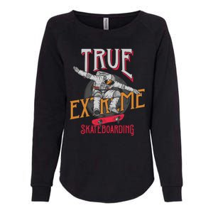 True Extreme Skateboarding Womens California Wash Sweatshirt