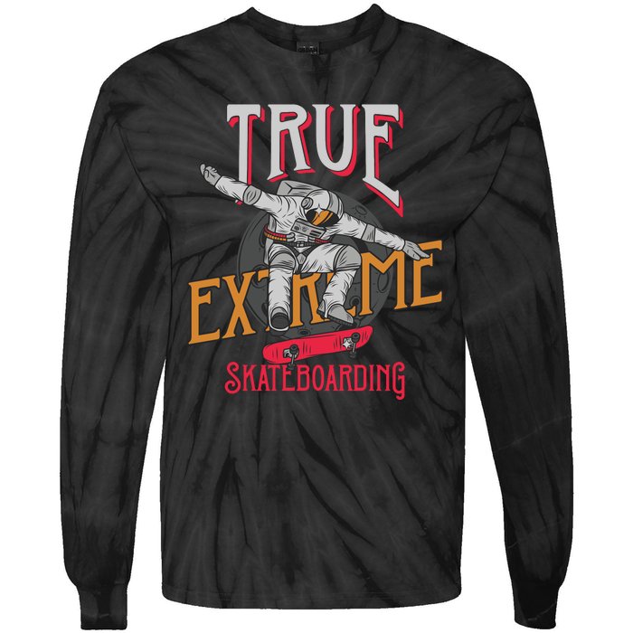 True Extreme Skateboarding Tie-Dye Long Sleeve Shirt