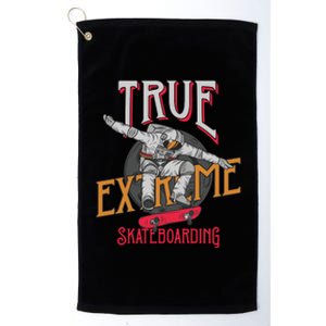 True Extreme Skateboarding Platinum Collection Golf Towel