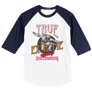 True Extreme Skateboarding Baseball Sleeve Shirt