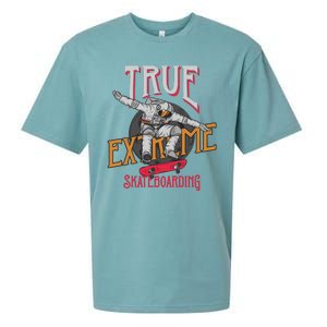 True Extreme Skateboarding Sueded Cloud Jersey T-Shirt