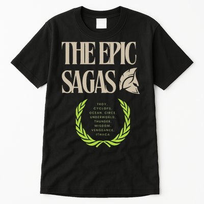The Epic Sagas Gift Odysseus Musical Tall T-Shirt