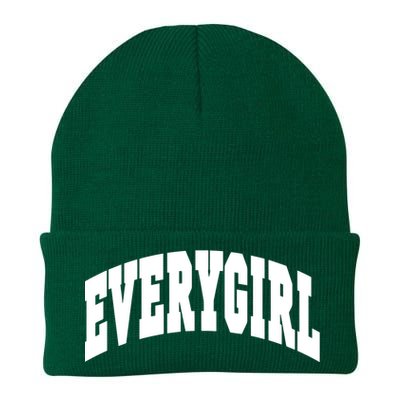 The Everygirl Shop Everygirl Green Knit Cap Winter Beanie