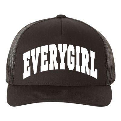 The Everygirl Shop Everygirl Green Yupoong Adult 5-Panel Trucker Hat