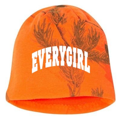 The Everygirl Shop Everygirl Green Kati - Camo Knit Beanie