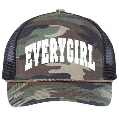 The Everygirl Shop Everygirl Green Retro Rope Trucker Hat Cap