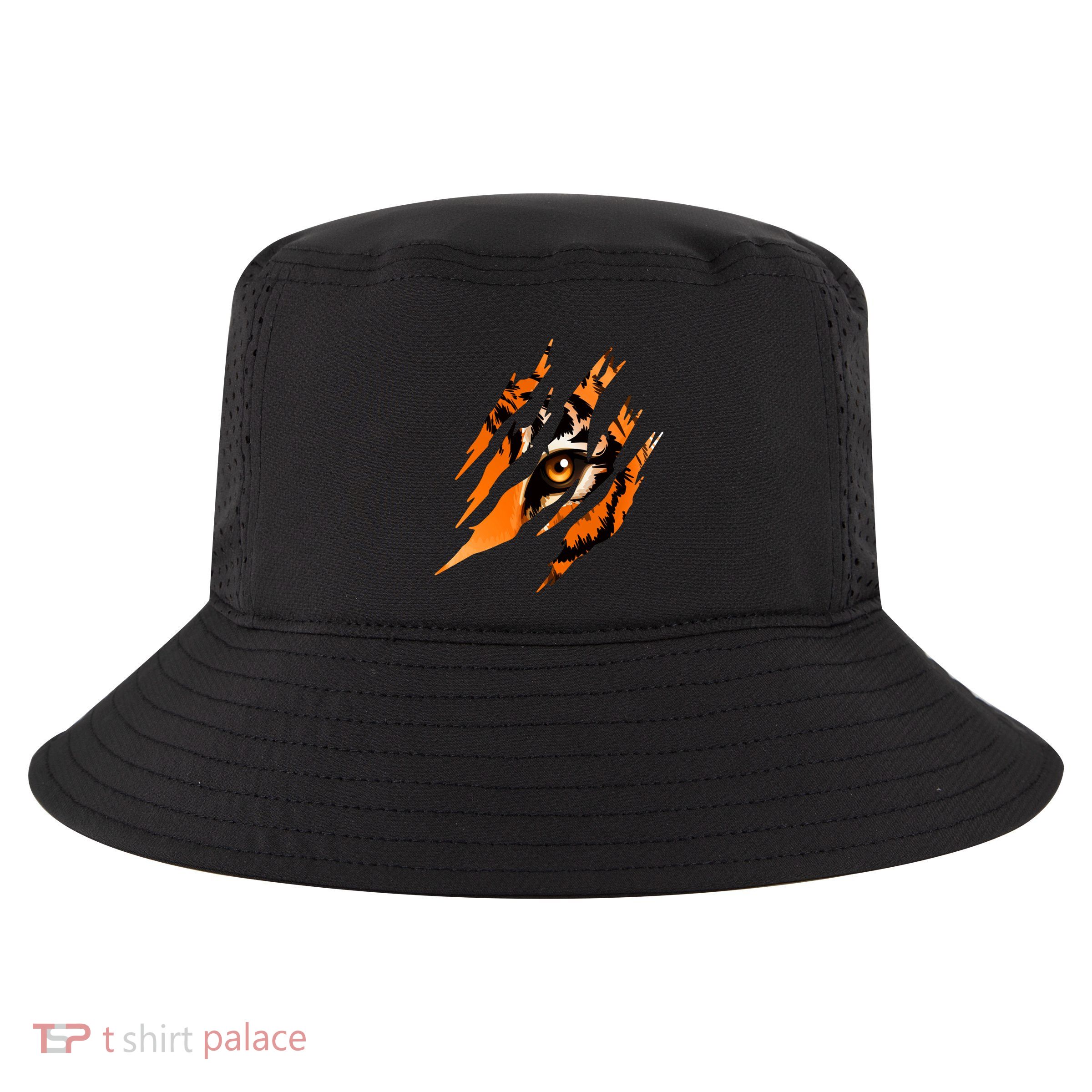 Tiger Eye Safari Zoo Wildlife Animal Zookeeper Costume Gift Cool Comfort Performance Bucket Hat