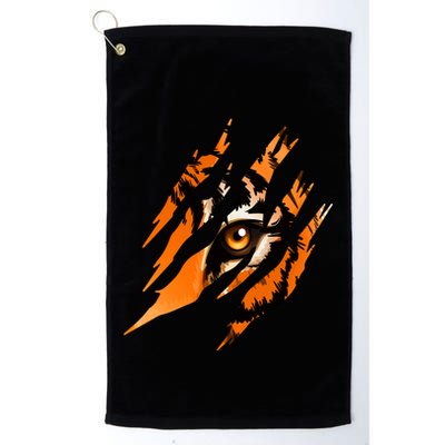 Tiger Eye Safari Zoo Wildlife Animal Zookeeper Costume Gift Golf Towel