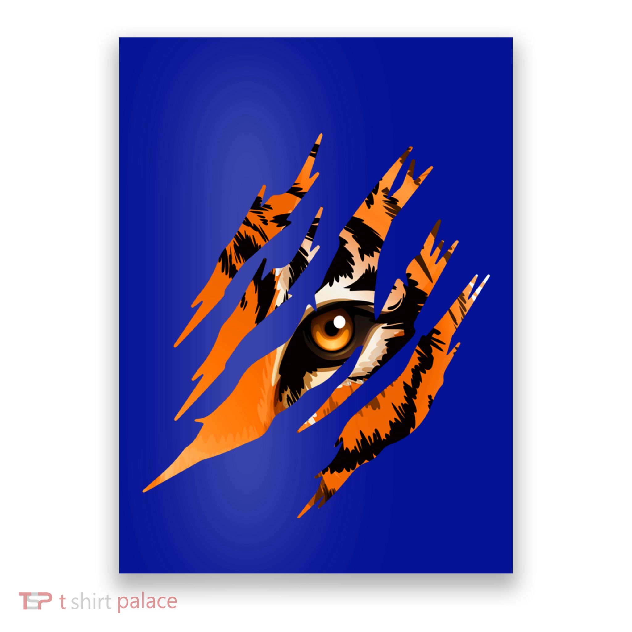 Tiger Eye Safari Zoo Wildlife Animal Zookeeper Costume Gift Poster