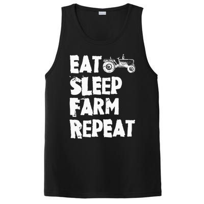 Tractor Eat sleep Farm Repeat Country Side Agriculture PosiCharge Competitor Tank