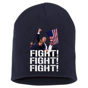 Trump Ear Shot Trump Rally Shot Legend Usa Short Acrylic Beanie