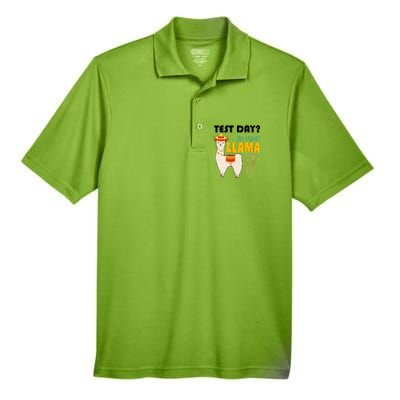 Test Day? No Prob Llama Cactus Men's Origin Performance Piqué Polo