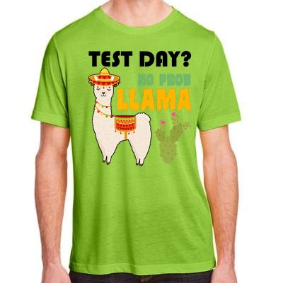 Test Day? No Prob Llama Cactus Adult ChromaSoft Performance T-Shirt