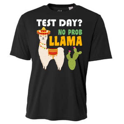 Test Day? No Prob Llama Cactus Cooling Performance Crew T-Shirt