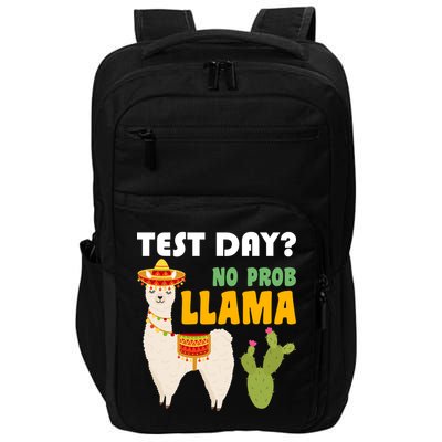 Test Day? No Prob Llama Cactus Impact Tech Backpack