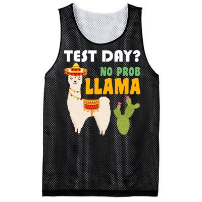 Test Day? No Prob Llama Cactus Mesh Reversible Basketball Jersey Tank