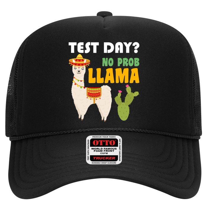 Test Day? No Prob Llama Cactus Trucker Hat