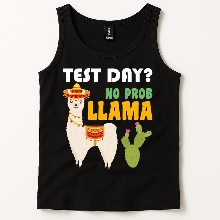 Test Day? No Prob Llama Cactus Tank Top