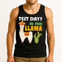 Test Day? No Prob Llama Cactus Tank Top