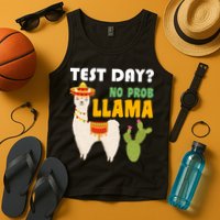 Test Day? No Prob Llama Cactus Tank Top