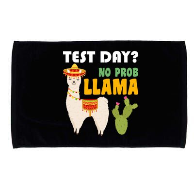 Test Day? No Prob Llama Cactus Microfiber Hand Towel