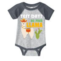 Test Day? No Prob Llama Cactus Infant Baby Jersey Bodysuit