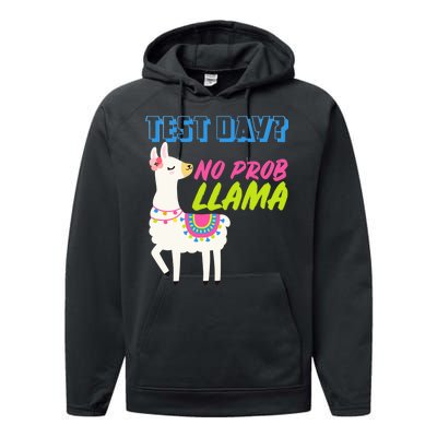 Test Day? No Probllama  Performance Fleece Hoodie