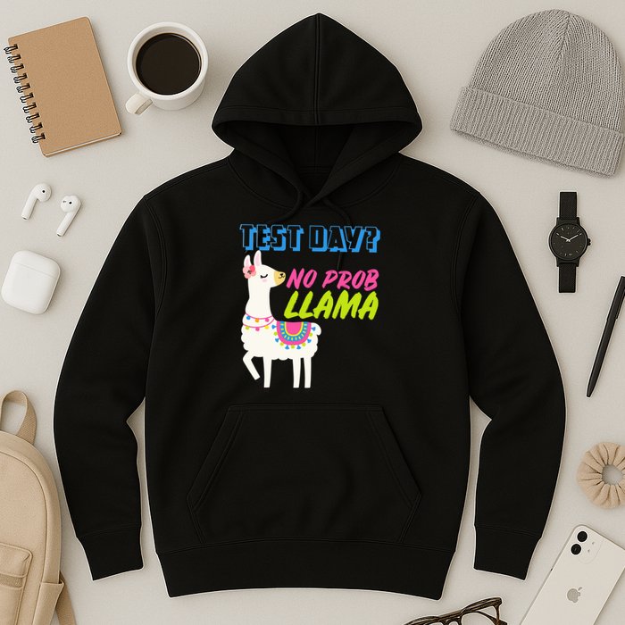 Test Day? No Probllama  Hoodie