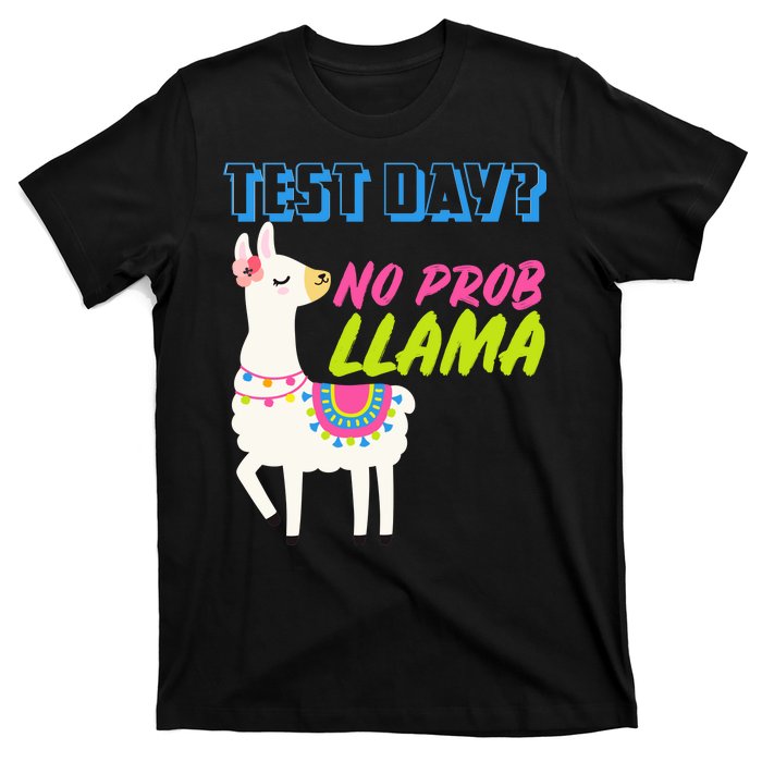 Test Day? No Probllama  T-Shirt