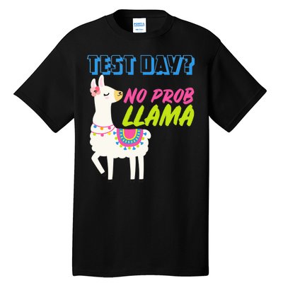 Test Day? No Probllama  Tall T-Shirt