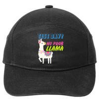 Test Day? No Probllama  7-Panel Snapback Hat