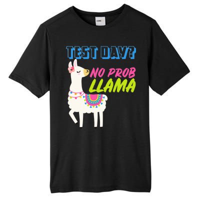 Test Day? No Probllama  Tall Fusion ChromaSoft Performance T-Shirt