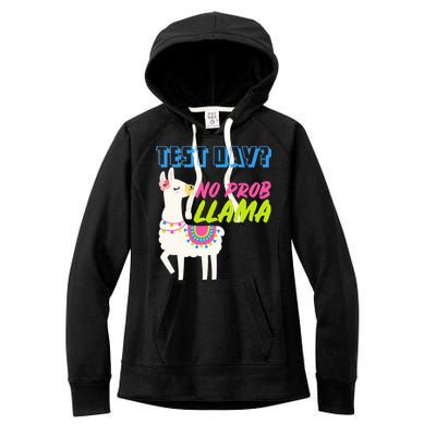 Test Day? No Probllama  Women's Fleece Hoodie
