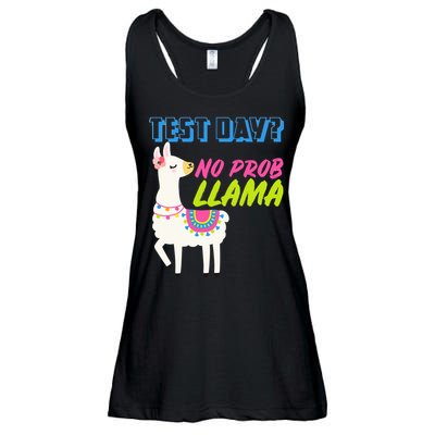 Test Day? No Probllama  Ladies Essential Flowy Tank
