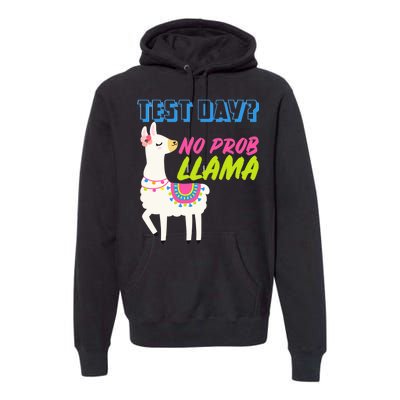 Test Day? No Probllama  Premium Hoodie