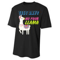 Test Day? No Probllama  Performance Sprint T-Shirt