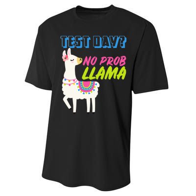 Test Day? No Probllama  Performance Sprint T-Shirt