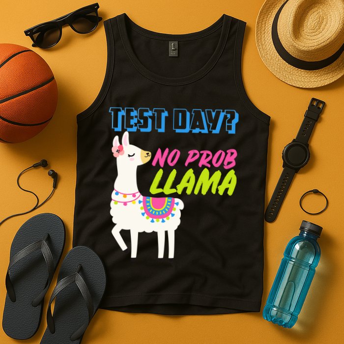 Test Day? No Probllama  Tank Top