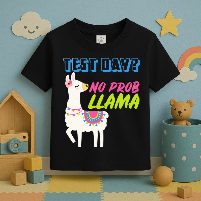 Test Day? No Probllama  Toddler T-Shirt